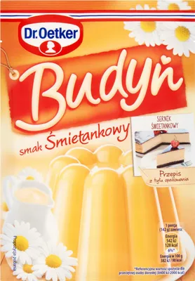 Obrázok produktu pre Budyń śmietankowy Dr. Oetker, idealny na deser, 40g