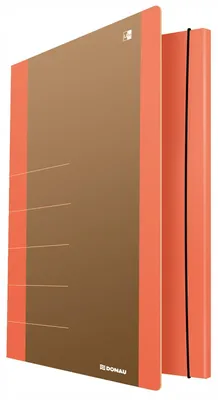 Produktbild von Donau Orange A4 Aktenmappe Büro mit Gummizug