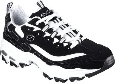 Immagine prodotto di Skechers Uomo Sport Casual D'LITES Sneakers Men Nero, Numero di scarpe: 39,5 EU