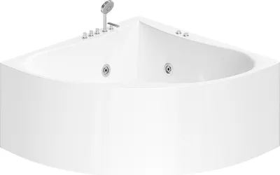 Produktbild von Whirlpool Eckwanne - 1 Person - 263 L - 135 x 135 x 57 cm - AGYNESS