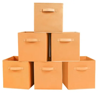 Produktbild von Aufbewahrungsbox, 6-teilig, faltbare Aufbewahrungswürfel, Aufbewahrungsbox aus Stoff