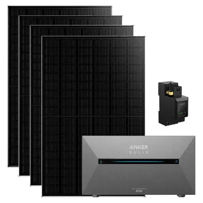 Produktbild von 1820W Anker Solix Balkonkraftwerk Solix Solarbank 2 AC E1600 2000W mit Smart Meter IP65