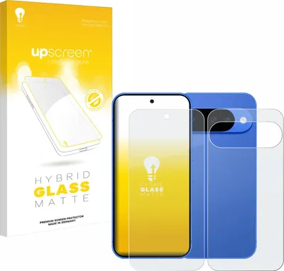 Produktbild von upscreen Entspiegelungs Schutzglas für Google Pixel 10 (Display+Rückseite) Schutzfolie Panzer Folie Glas Display Schutz matt