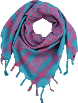 Produktbild von Palituch - türkis - pink - Kufiya PLO Tuch