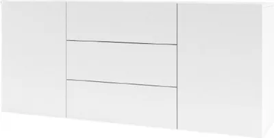 Produktbild von Meublorama DS-HA-AVA-249NLM26*2C/42KG, 2 Tür(en), Weiß, Mitteldichte Faserplatte (MDF), 3 Schublade(n), 2 Jahr(e), 350 mm