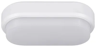 Image de Luminaire LED pour locaux humides Oval IP54 550lm 4000K 8W 200x100x50mm blanc neutre