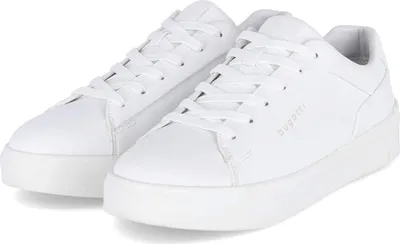 Produktbild von Bugatti Herren Low Sneaker Weiß Synthetik Größe: 43