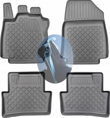 Produktbild von Z520598 TPE-Gummifußmatten kompatibel mit  Renault Clio Expression IV 4 Schrägheck Hatchback 5-türer 2012-2020