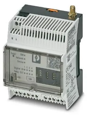 Image de PHOENIX CONTACT TC MOBILE I/O X200-4G AC GSM Modem Fonction : Commutation