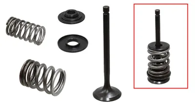 Image de Kit complet de soupapes d'échappement en acier inoxydable pour Yamaha TW200, modèles de 1987 à 2016, comprenant les ressorts et les rondelles