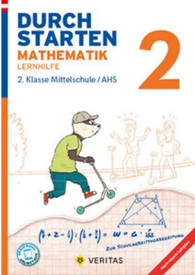 Produktbild von Durchstarten 2. Klasse - Mathematik Mittelschule/AHS - Lernhilfe