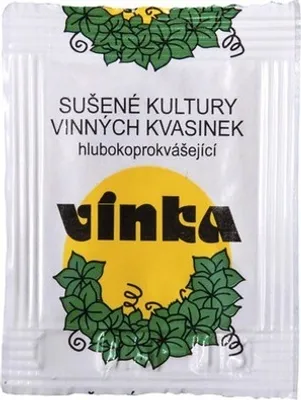 Zdjęcie produktu dla Suszone drożdże winiarskie VINKA 0,6g