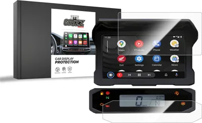 Produktbild von Keramische Autodisplayfolie 2in1 für Honda CRF1100L Africa Twin Adventure Sports ES 5" (2024-2025), Grizz Protector