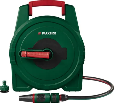 Produktbild von PARKSIDE® Schlauchbox, 10 m, mit Gartenspritze