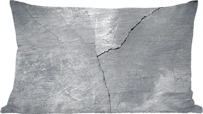 Produktbild von MuchoWow® Zierkissen Sofakissen Wohnzimmer Dekokissen 50x30 cm Beton - Grau - Riss - Wohnzimmerdekoration - Polster mit Photo