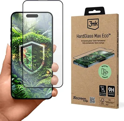 Image de 3mk Écran Verre trempé HardGlass Max Eco pour Apple iPhone 14 Pro Max 0,3mm 9H
