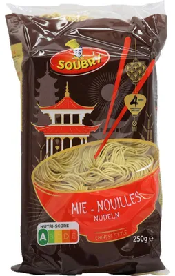 Produktbild von Soubry Chinese Mie 250g – Schnelle, leckere asiatische Instant-Nudeln