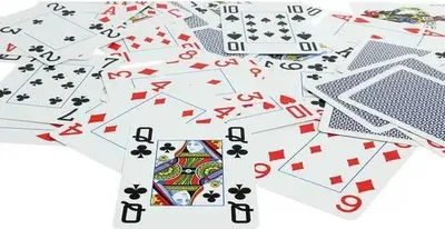 Produktbild von COPAG® 100% Plastik Poker, Jumbo Index, blau, 4 Corner