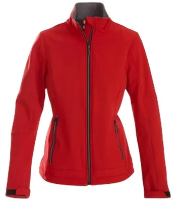 Imagen del producto de Chaqueta softshell para mujer "Trial", modelo ET819 (talla M), color rojo