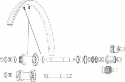 Image de Mavic Id360 148 Dcl Roulements Argent Argent One Size