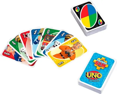 Produktbild von Mattel - UNO - Feuerwehrmann Sam Kartenspiel Gesellschaftsspiel