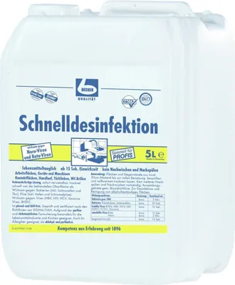 Produktbild von Dr. Becher Schnelldesinfektion gebrauchsfertig Infektionsmittel 5000ml