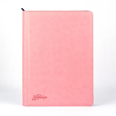 Produktbild von cardcosmos 16 Pocket Zip Binder Pink – XXL Sammelkarten Album für 1024 Karten