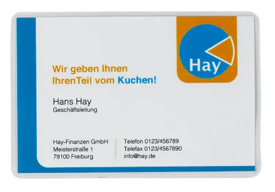 Produktbild von LMG Laminierfolien glänzend für Ausweisformat 80 micron, 100 St.