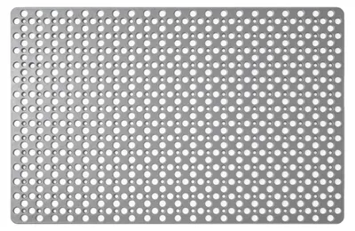 Image de Tapis de douche antidérapant avec ventouses et orifices de drainage, 80 x 120 cm