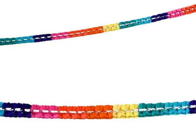 Produktbild von 20x Papier-Girlande mutlicolor 2,7 m x 8 cm