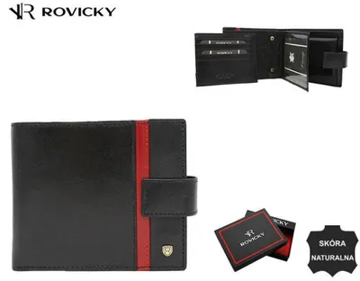 Immagine prodotto di Elegante portafoglio da uomo in pelle - Rovicky