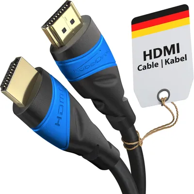 Zdjęcie produktu dla KabelDirekt 609465715827, 5 m, HDMI Typu A (Standard), HDMI Typu A (Standard), Kompatybilność 3D, 18 Gbit/s, Czarny