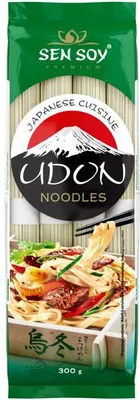 Immagine prodotto di Sen Soy | Tagliatelle di grano udon - 300 g - Contiene glutine - Cucina giapponese - Sen Soy