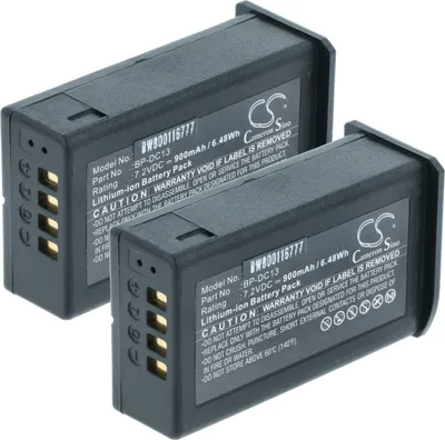 Produktbild von vhbw 2x Akku Ersatz für Leica BP-DC13 für Kamera (900 mAh, 7,2 V, Li-Ion)