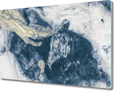 Produktbild von Glas Schneidebrett Herdabdeckplatten Schneideplatten - 80x52 cm - Abstraktion