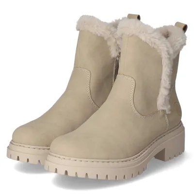 Produktbild von Rieker Damen Stiefeletten Beige Synthetik Größe: 42