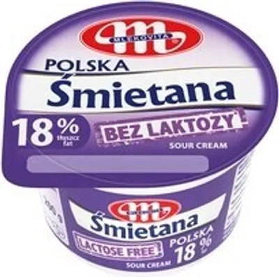 Produktbild von Mlekovita Polnische Creme 18% LTO Laktosefrei 200G