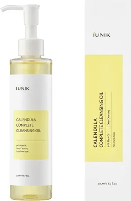 Image de iUNIK Huile nettoyante complète au Calendula 200ml