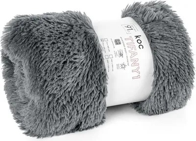 Produktbild von Flauschige Decke Tifany 1 70x160 cm silber