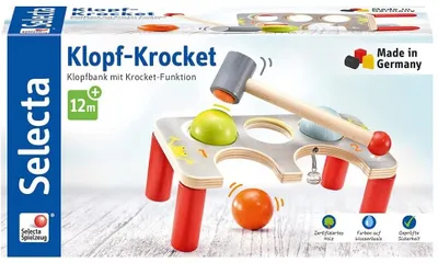 Produktbild von Selecta 62060 Knock Bench With Croquet