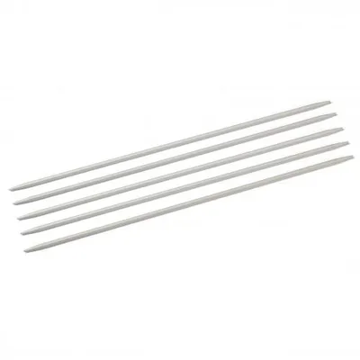 Produktbild von Strumpfstricknadeln 4,00 mm 30 cm grau 5 St