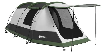 Productafbeelding van Tent, tunnelmodel, waterdicht met voorruimte, legergroen