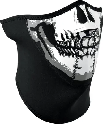Produktbild von Half Mask 3 Panel Skull