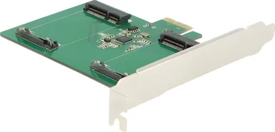 Immagine prodotto di DeLOCK - Speicher-Controller - 2 Sender/Kanal - SATA 6Gb/s - 600MBps - PCIe 2,0 x1 (89479)