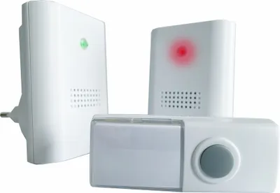 Produktbild von Funkgong-Set HX Twin 100 m, reinweiss, 2 Empfänger