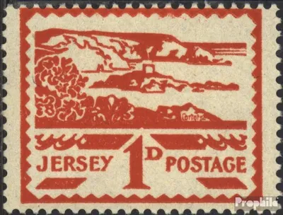 Produktbild von Briefmarken Jersey (Dt. Bes.2.WK.) 1943 Mi 4 gestempelt Landschaften