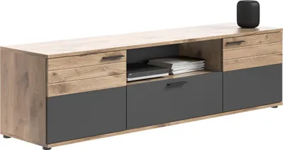 Produktbild von Meublorama XX-X12B8T30, Grau, Mitteldichte Faserplatte (MDF), 2 Regale, 2 Tür(en), 470 mm, 1940 mm