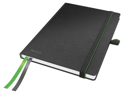 Produktbild von Leitz Complete 44770095 Notizbuch A5 schwarz kariert