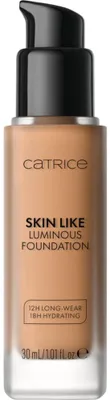 Obrázok produktu pre CATRICE Skin Like Luminous Foundation, Flakón s pumpičkou, Tekuté, Univerzálna pleť, Hydratačné, Svietiace, Béžová, 048N