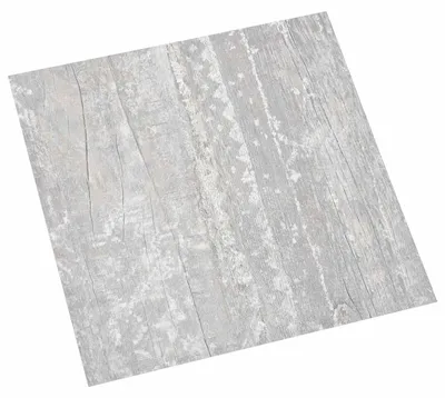 Image de Lames de sol vidaXL 5,11 m² (55 pièces) en PVC gris clair et blanc